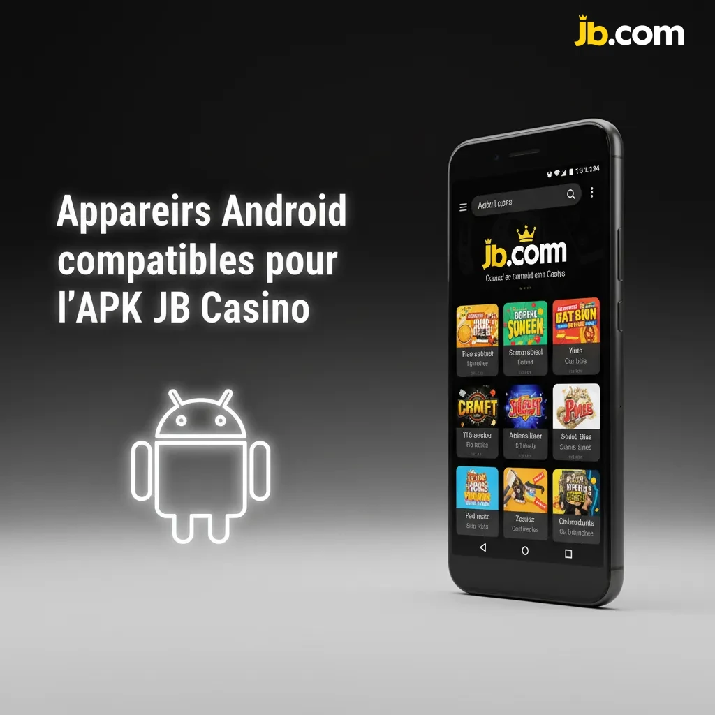 Tableau des smartphones Android compatibles en Belgique pour l’APK JB Casino: Galaxy S24, Pixel 9, Xiaomi 14