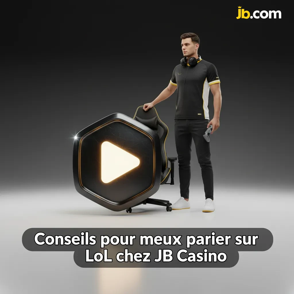 Bannière JB Casino: conseils pour parier sur LoL—bankroll, analyse équipes, méta, cotes, discipline, suivi.