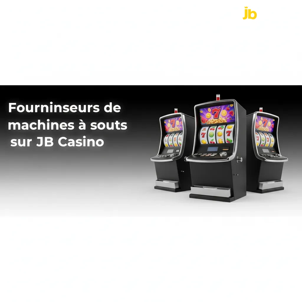 JB Casino: 45 fournisseurs de machines à sous, logos de Play’n GO, Pragmatic Play, NetEnt; catalogue en expansion.