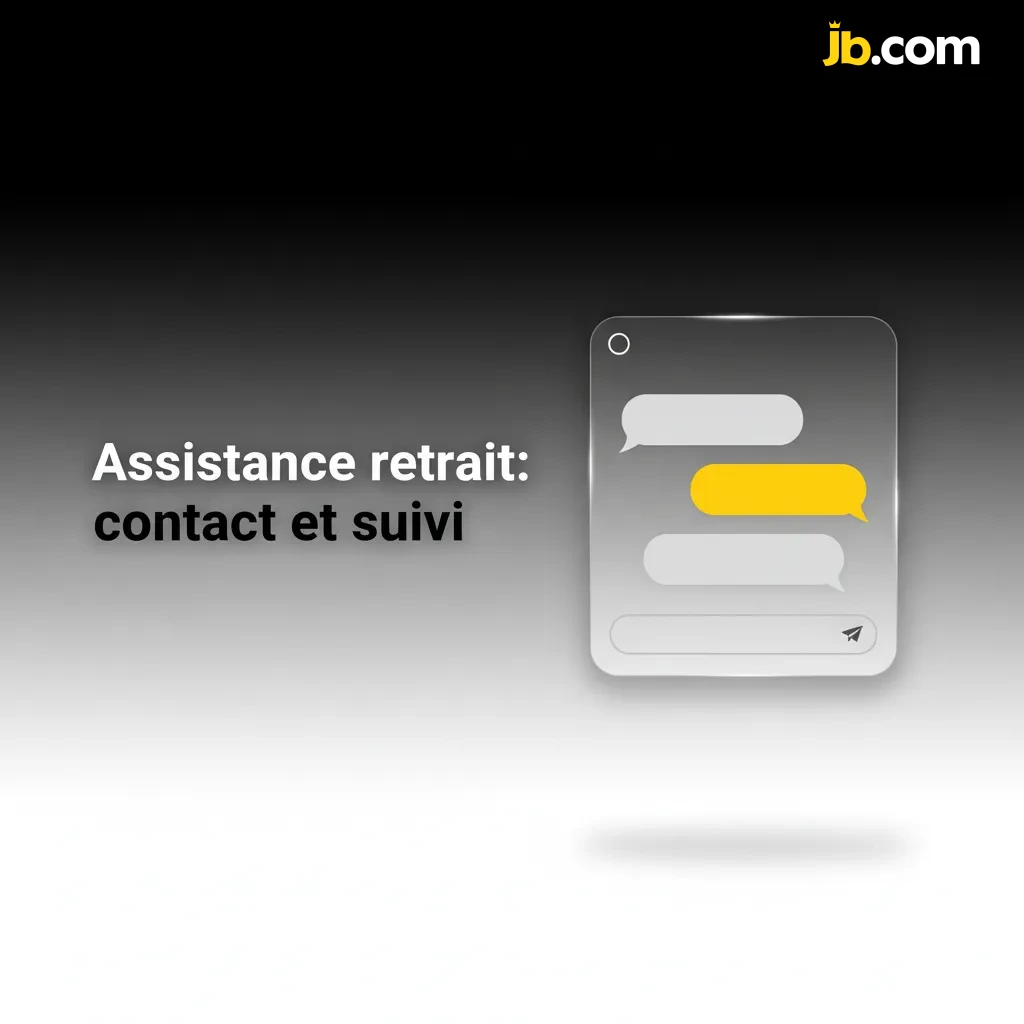 Assistance retrait: support si délai ou vérification, avec chat, e-mail, centre d’aide et suivi du statut.
