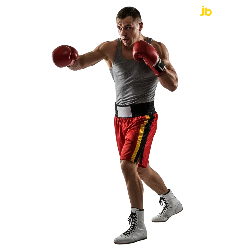 Banner with MMA fighters and Belgian flag, promoting legal MMA betting at JB Casino with live odds, UFC, and cash out.