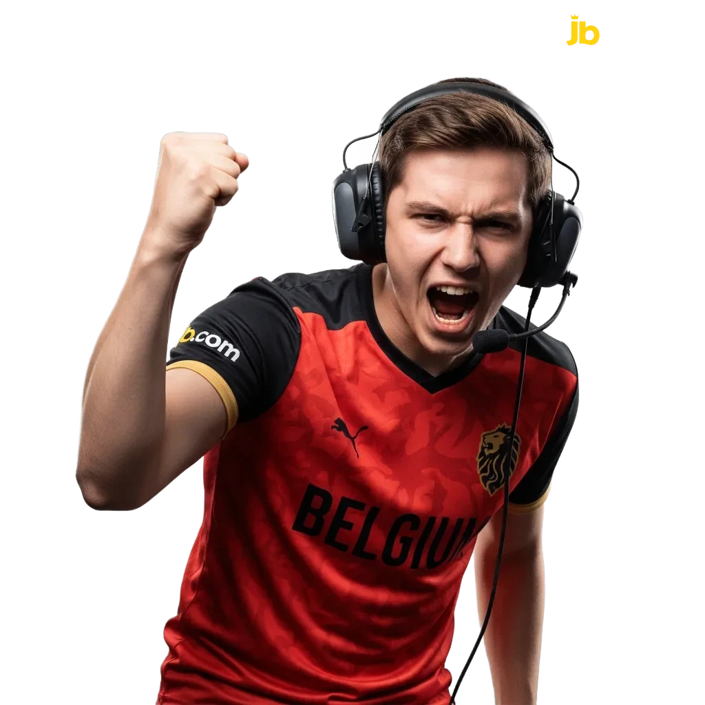 Esports betting in Belgium with JB Casino mobile app, competitive odds, and up to $20,000 welcome bonus.