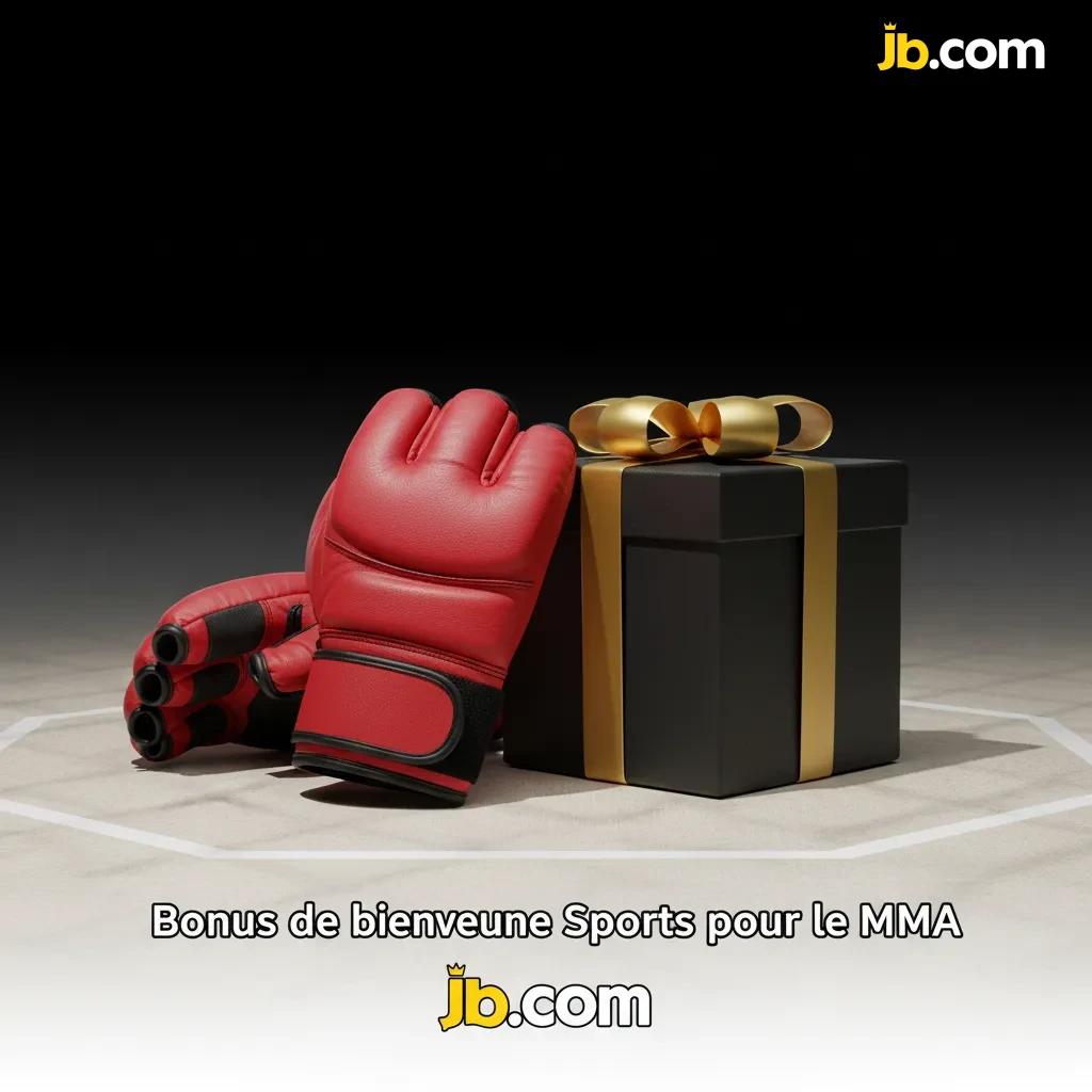 Bannière MMA: bonus de bienvenue Sports, 1er pari remboursé en Freebet jusqu’à 50 € chez JB Casino.