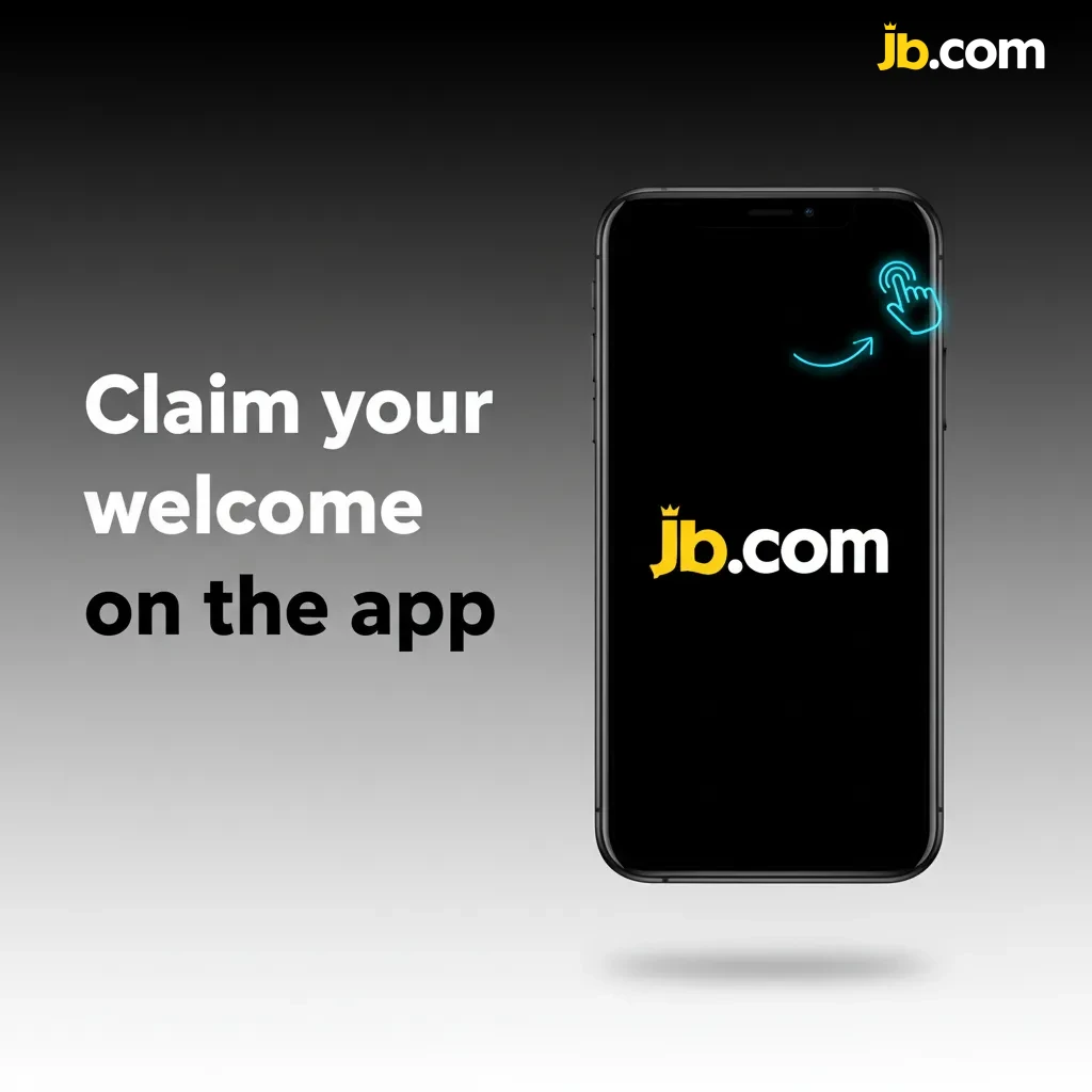 Claim welcome bonus on JB Casino app: install, sign up, Promotions, deposit $20+, accept terms.