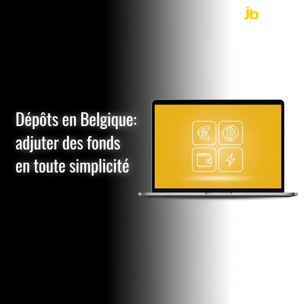 Écran d’ajout de fonds en Belgique: étapes de dépôt via Caisse, méthode, montant, limites, confirmation, authentification.
