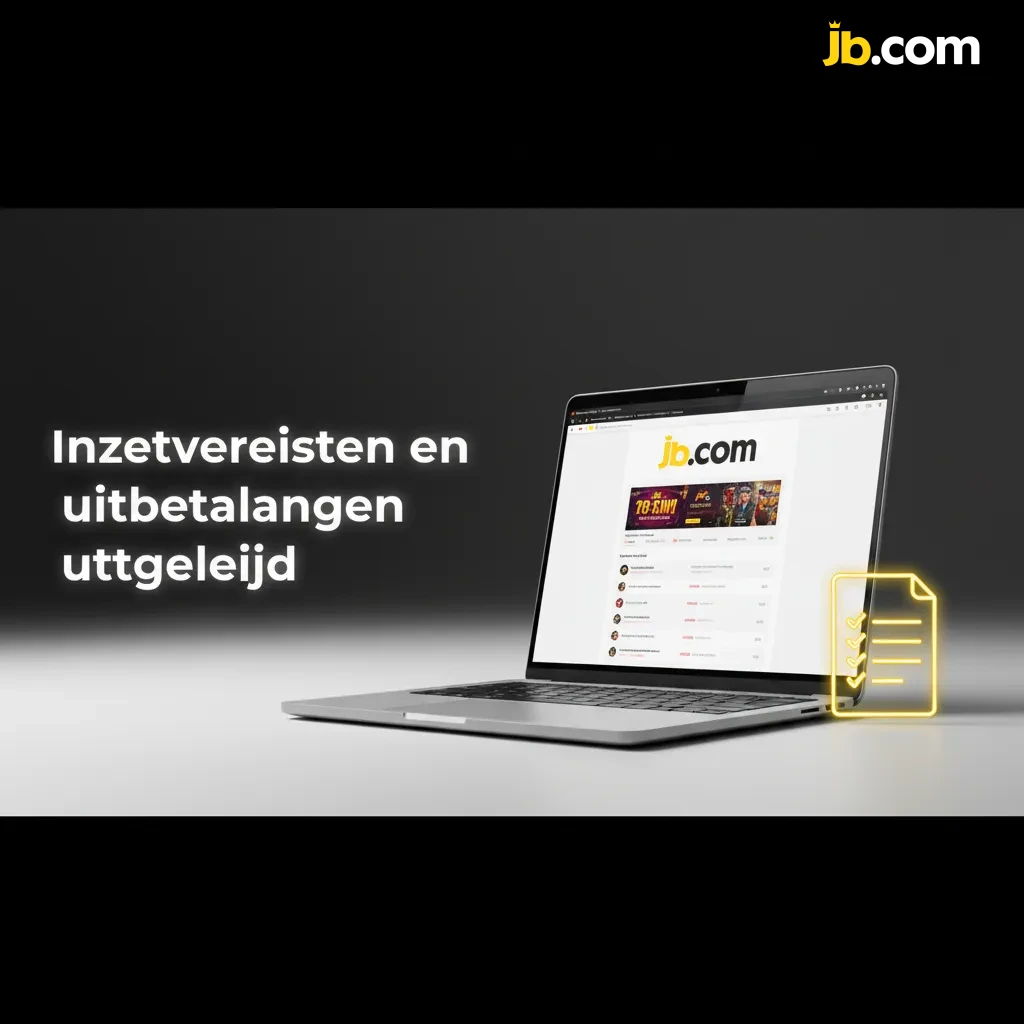 Infographic JB Casino inzetvereisten: gescheiden saldo, 35x=€3.500, sport ≥1,80, max inzet, rollovermeter, 30 dagen.