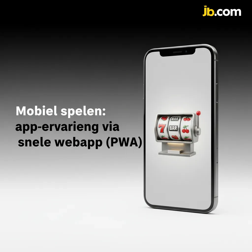 Mobiele PWA-webapp voor slots met gebruiksvriendelijke interface, zoeken, filters, kassa en toevoegen aan startscherm