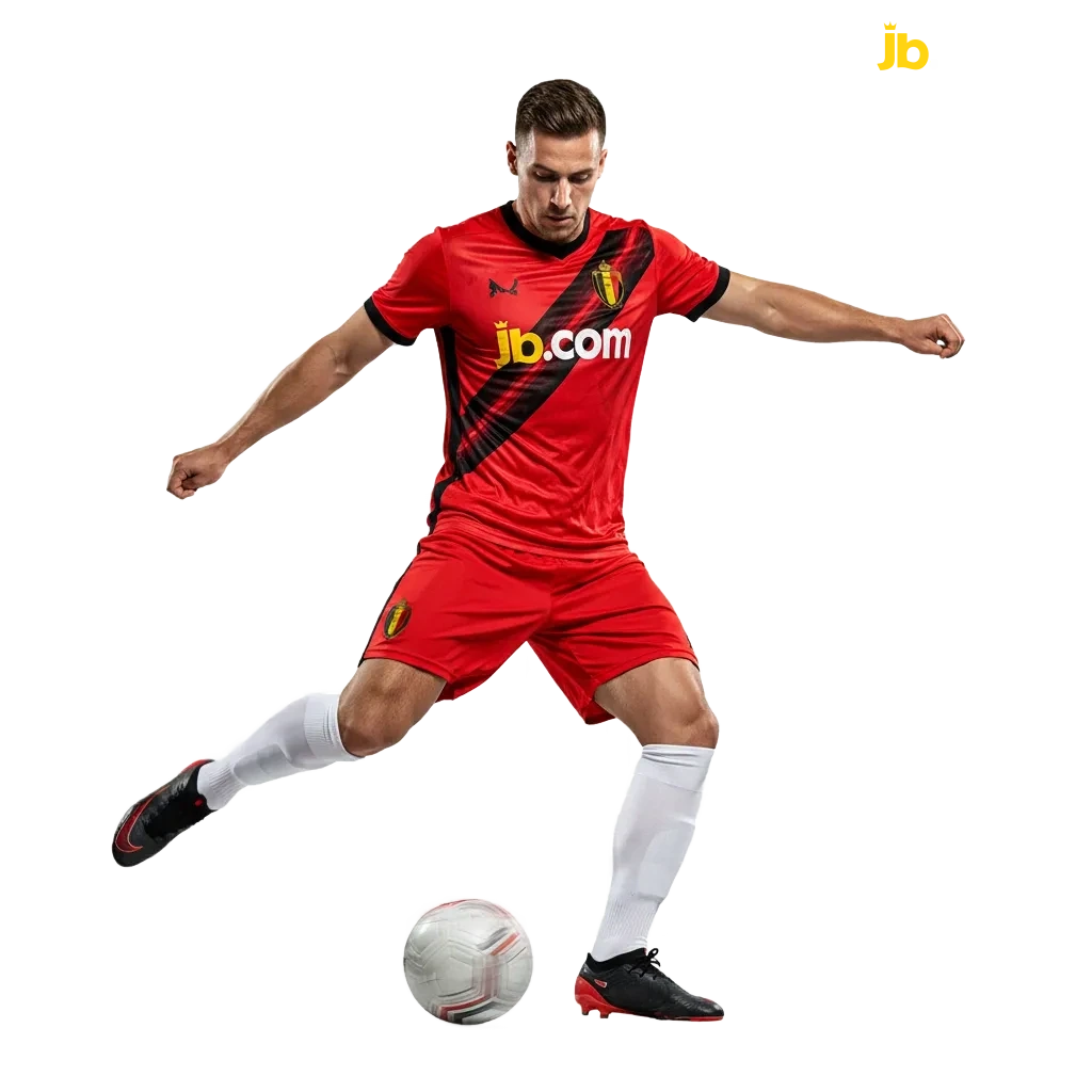 Visuel de paris foot en Belgique sur site agréé, options pré‑match et en direct, mention de jeu responsable.