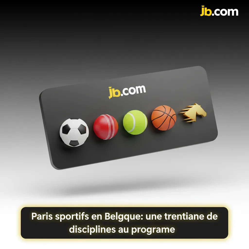 Interface de paris en Belgique montrant icônes de multiples sports et cotes claires pour simples, combinés et en direct.