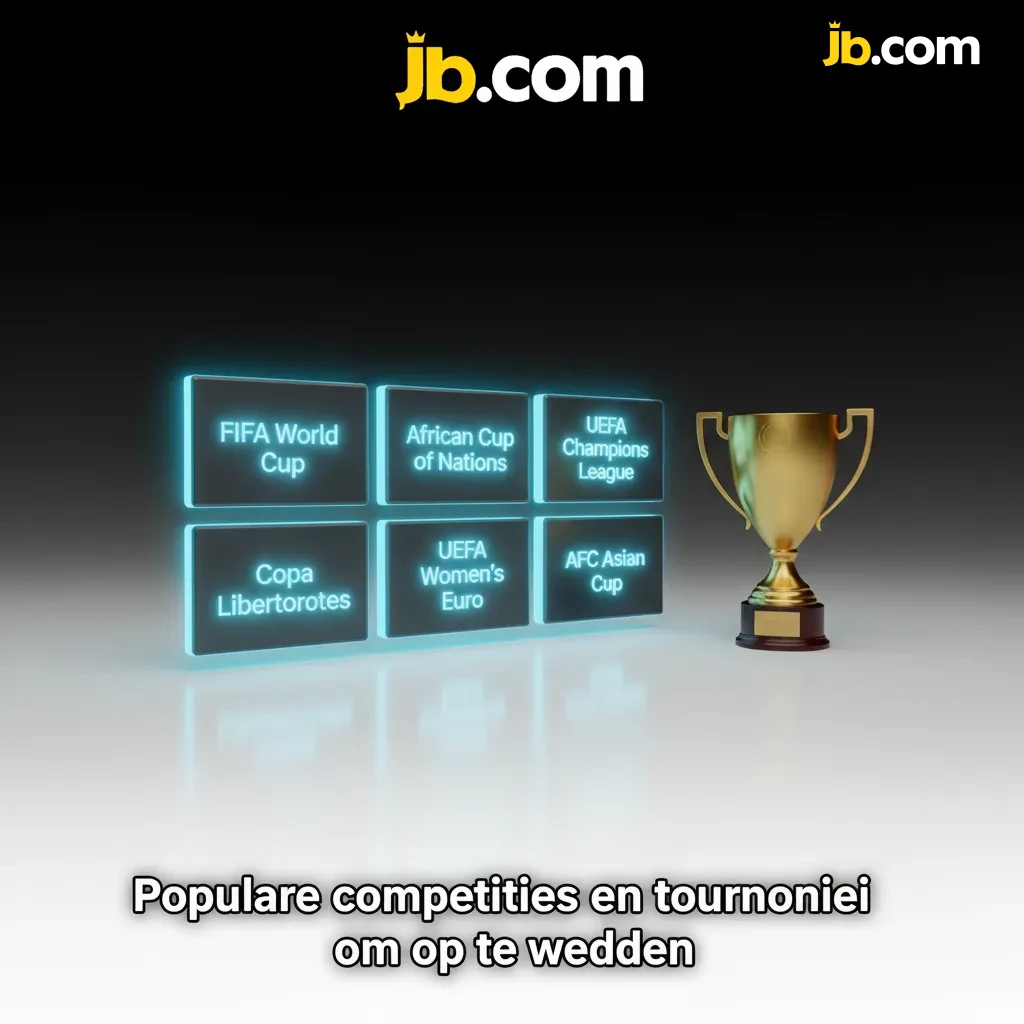 Logo's van Jupiler Pro League, Champions League en WK met betslip en live odds op telefoon.