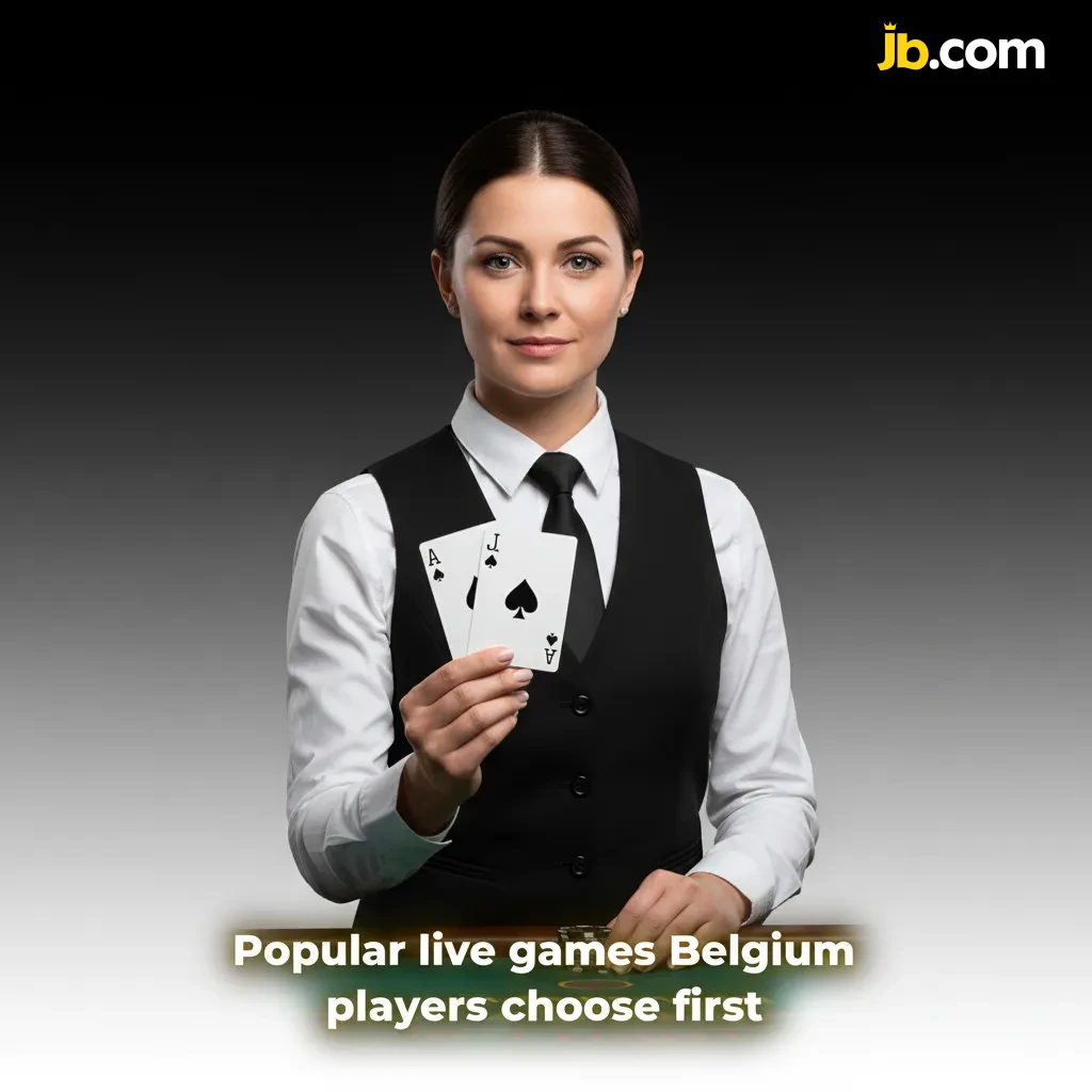 Belgium's popular live dealer games: Lightning Roulette, Infinite Blackjack, Crazy Time, Monopoly Live.