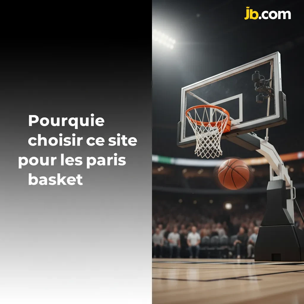 Bannière JB Casino: paris basket avec cotes en direct, marchés variés, cashout, stats et scores, support FR, dépôts sécurisés