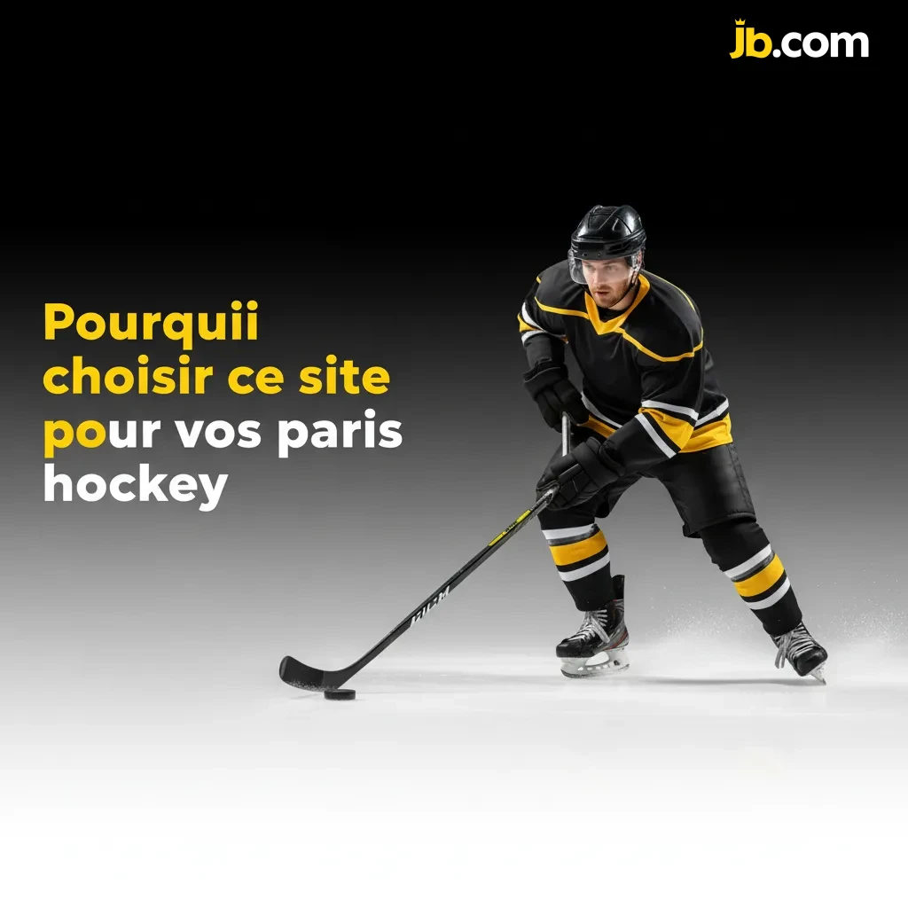 Visuel du site de paris hockey: cotes compétitives, marchés 1N2/puck line, cash out, créateur de pari, Bancontact, support FR/NL