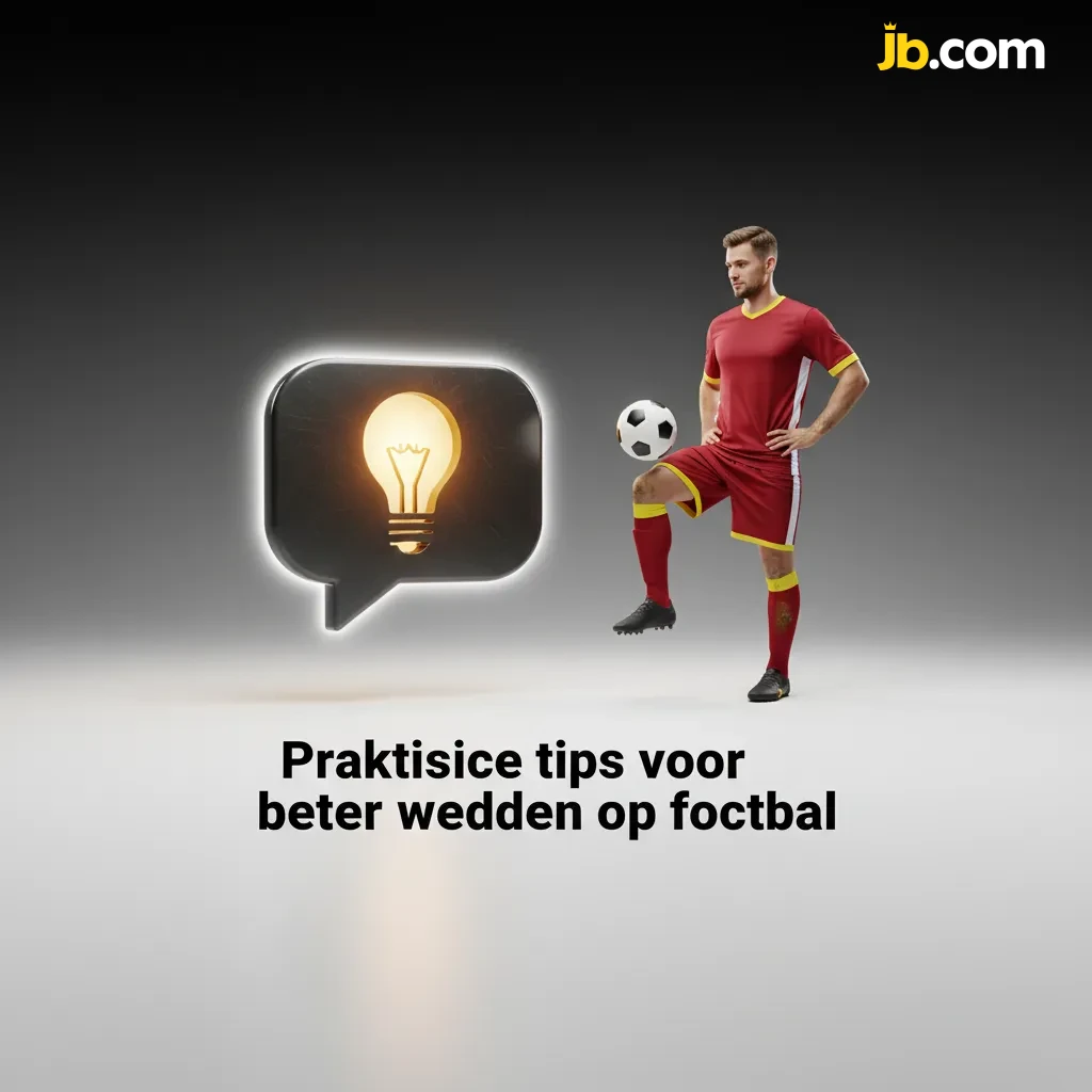 Infographic met tips voor voetbalwedden: vorm, line-ups, H2H, locatie/weer, motivatie, marktkeuze, bankroll, live-momenten.