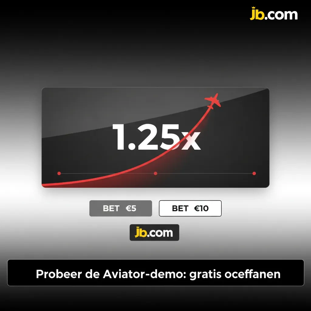 Aviator-demo bij JB Casino met stijgend vliegtuig en multipliergrafiek; knoppen voor Auto Bet en Auto Cash Out zichtbaar