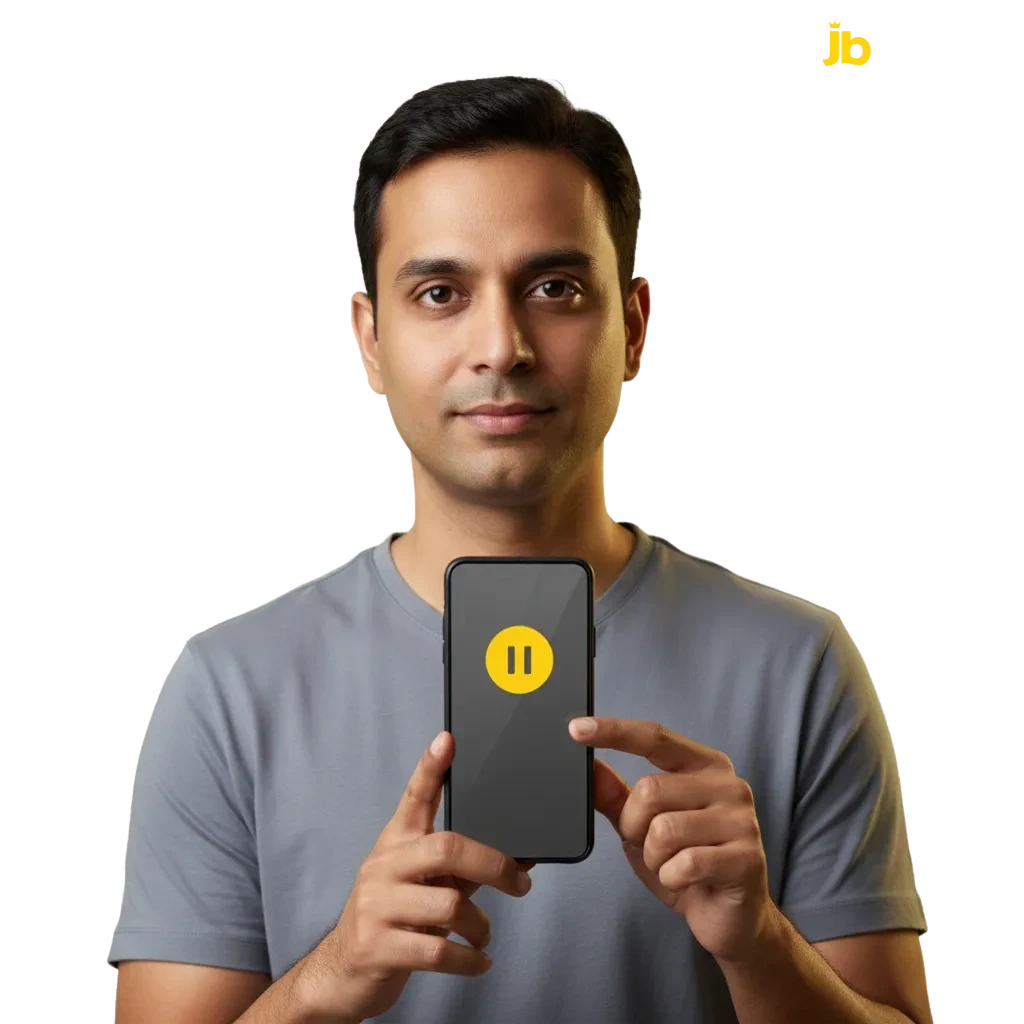 Affiche JB Casino: protégez votre jeu en ligne. Limites, suivi des dépenses, pauses, auto-exclusion EPIS, jeu responsable.