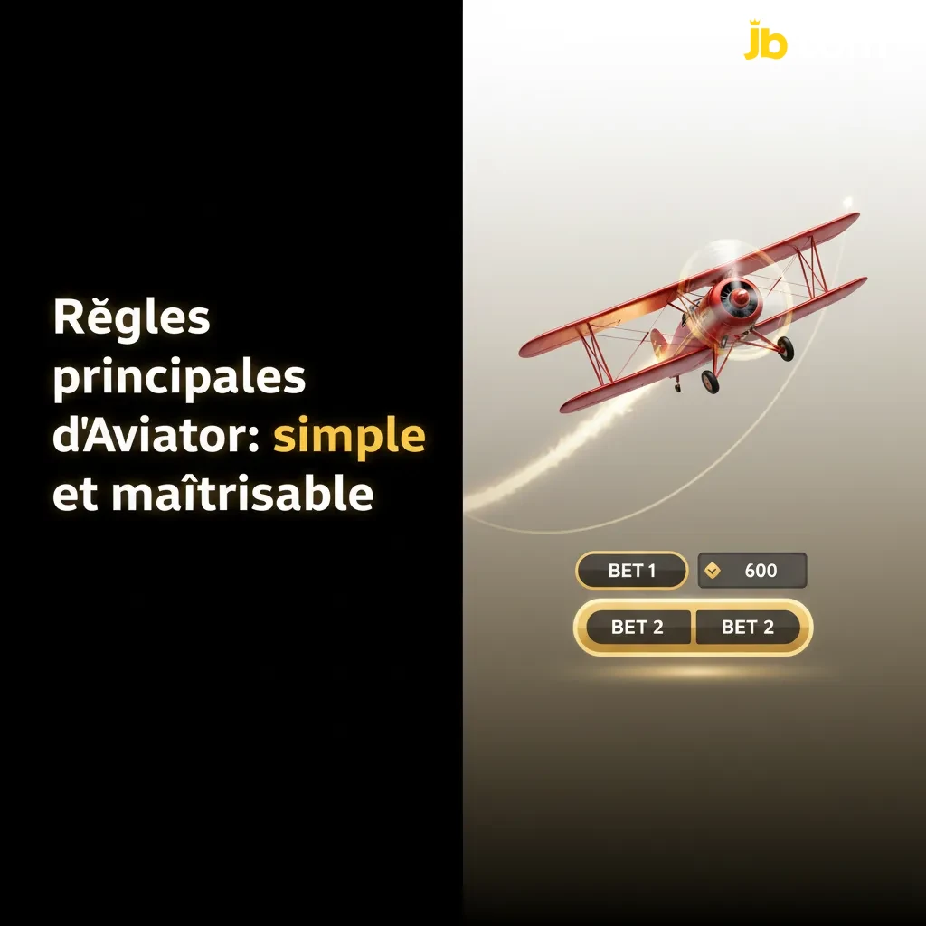Règles Aviator: avion, multiplicateur croissant; miser avant départ, encaisser avant arrêt; auto-cashout, deux mises.