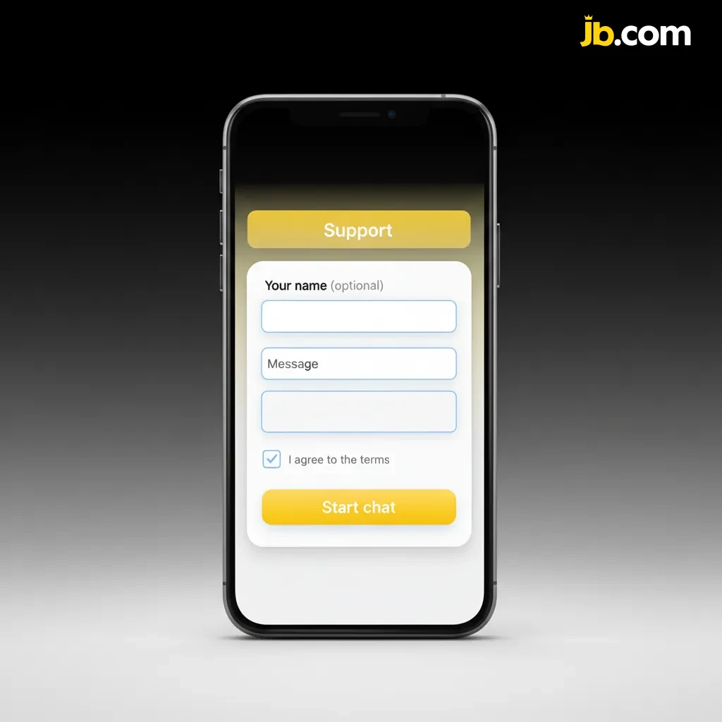 Écran de connexion de l’app JB Casino: email, mot de passe, Face ID/Touch ID, bouton Connexion.
