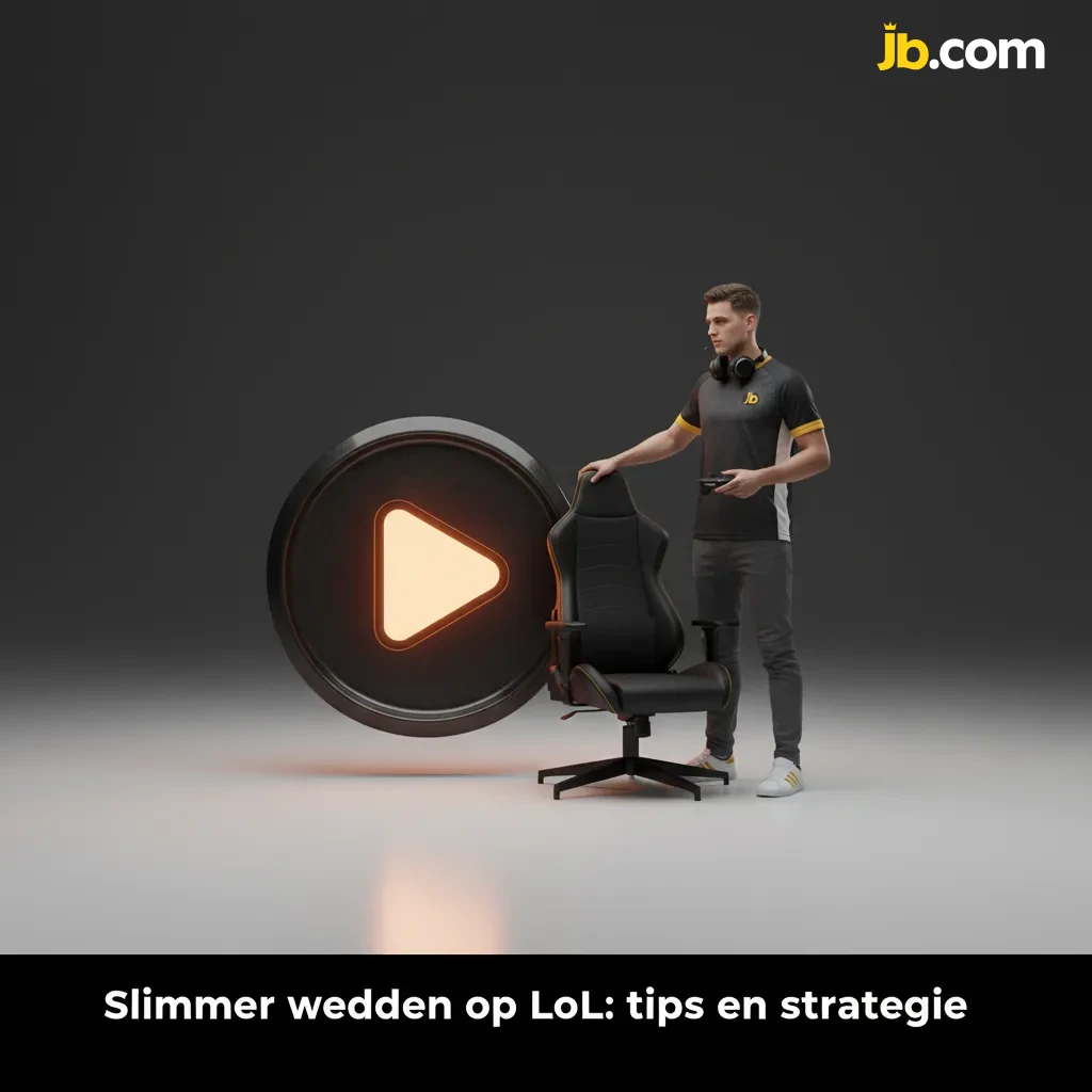 Infographic over slimmer wedden op LoL: bankroll, vorm, patches, rosterwissels, side select, BO1 vs BO5, live odds.