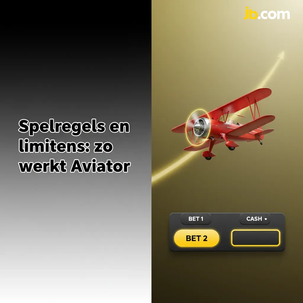 Aviator-interface met stijgende multiplier, opstijgend vliegtuig, cash-outknop, rood eindsignaal en zichtbare inzetlimieten