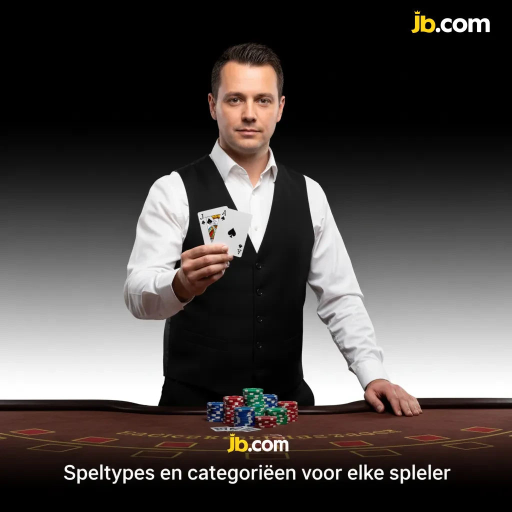 Overzicht casinospellen bij JB Casino voor elke speler: gokkasten, crash games, tafelspellen, jackpots, video poker, dice.