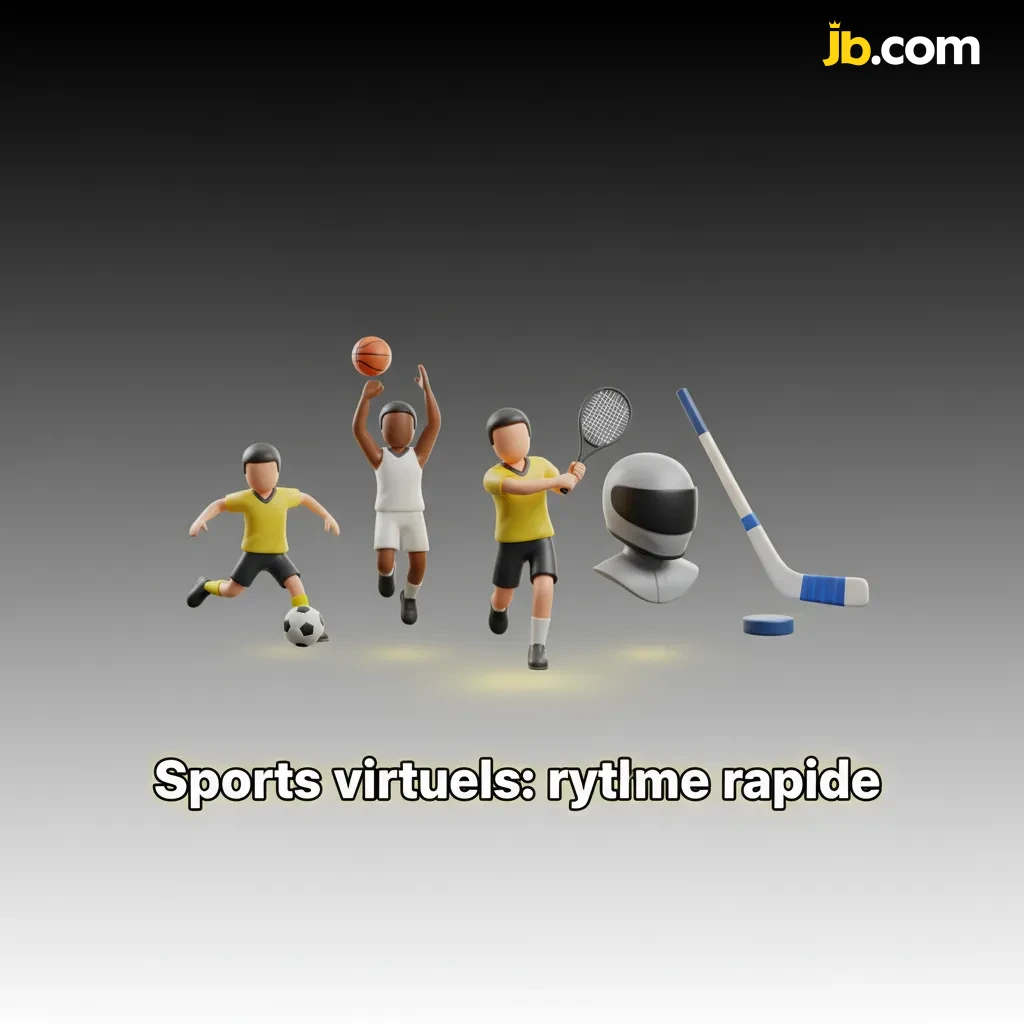 Montage de sports virtuels (football, chevaux, lévriers, tennis) avec cotes en temps réel et action 24/7, rythme rapide.