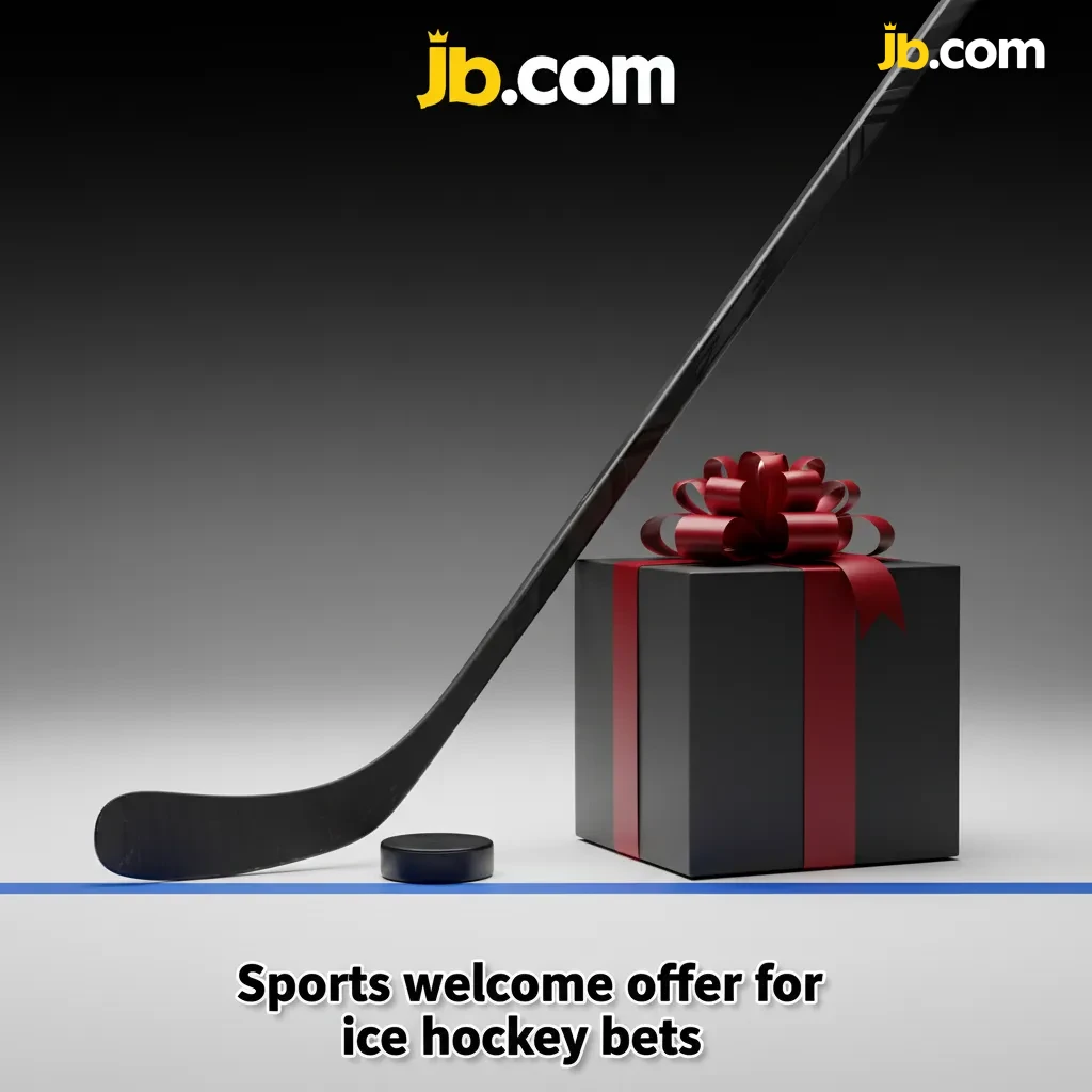 JB Casino ice hockey welcome offer; eligible users in Belgium after login; min odds, expiry, stake not returned.