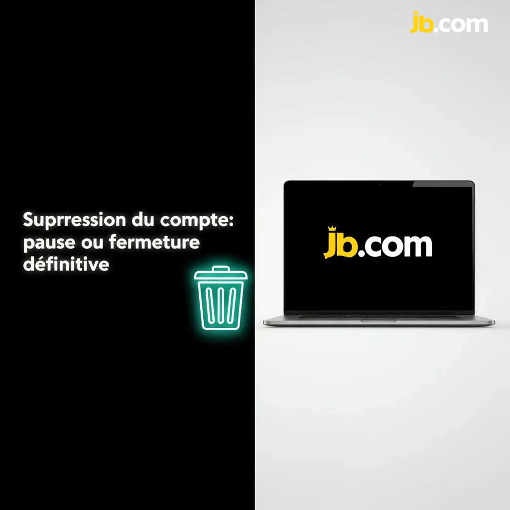 Suppression du compte: pause, auto‑exclusion ou fermeture; via Mon compte > Sécurité; confirmation e‑mail. retraits traités.
