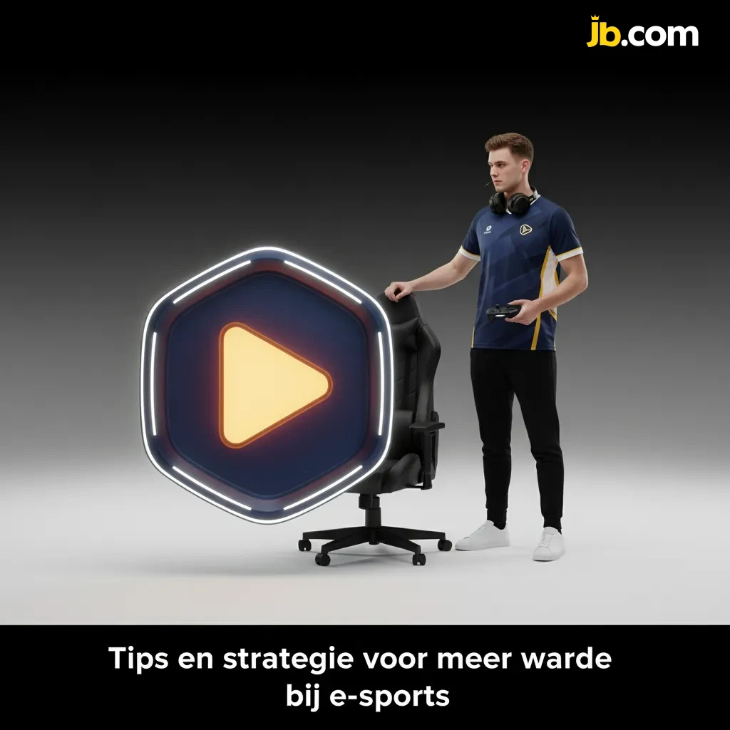 Infographic met tips voor e-sports wedden: bankrollbeheer, odds vergelijken, onderzoek, live data, verantwoord spelen.