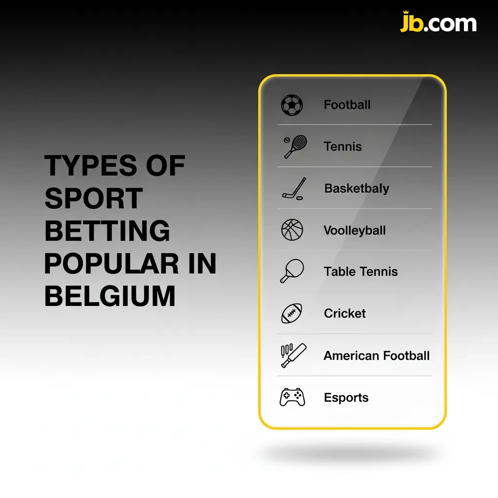 Belgian sports betting: football, cycling, tennis, basketball; pre-match/live odds, local leagues and European events