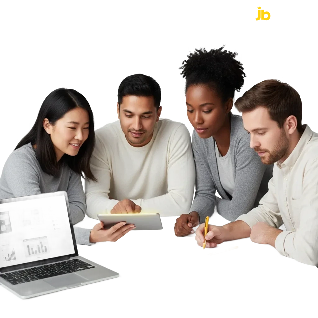 Bannière JB Casino: paris sportifs et jeux de casino, app iOS/Android, licence belge, bonus de bienvenue affiché.