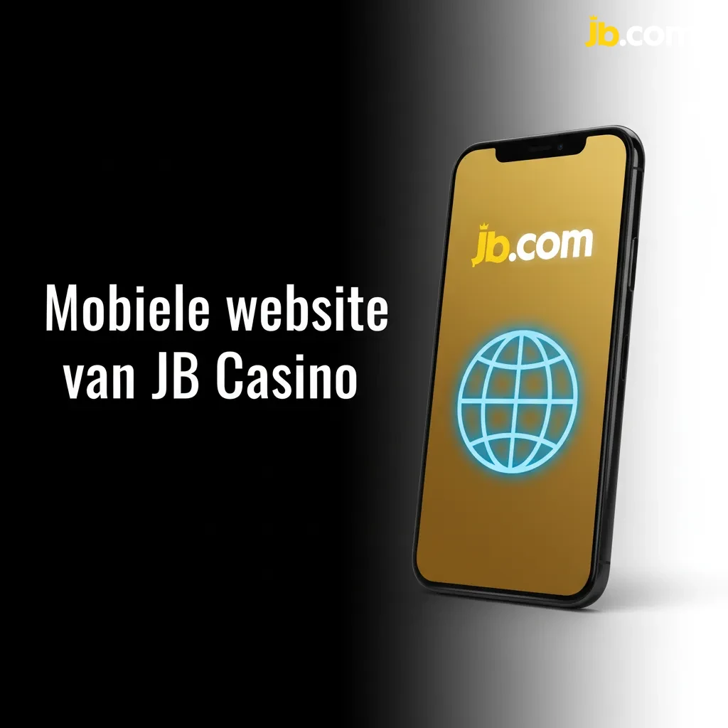 Mobiele JB Casino-website op smartphone en tablet; wedden en casinospellen spelen zonder downloaden.