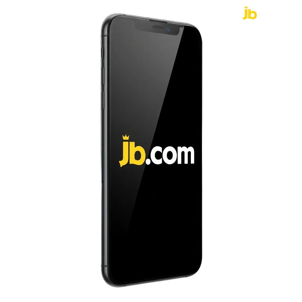 JB Casino iPhone app in Belgium: sports betting, real-money casino, secure EUR payments, and a Download for iOS button.