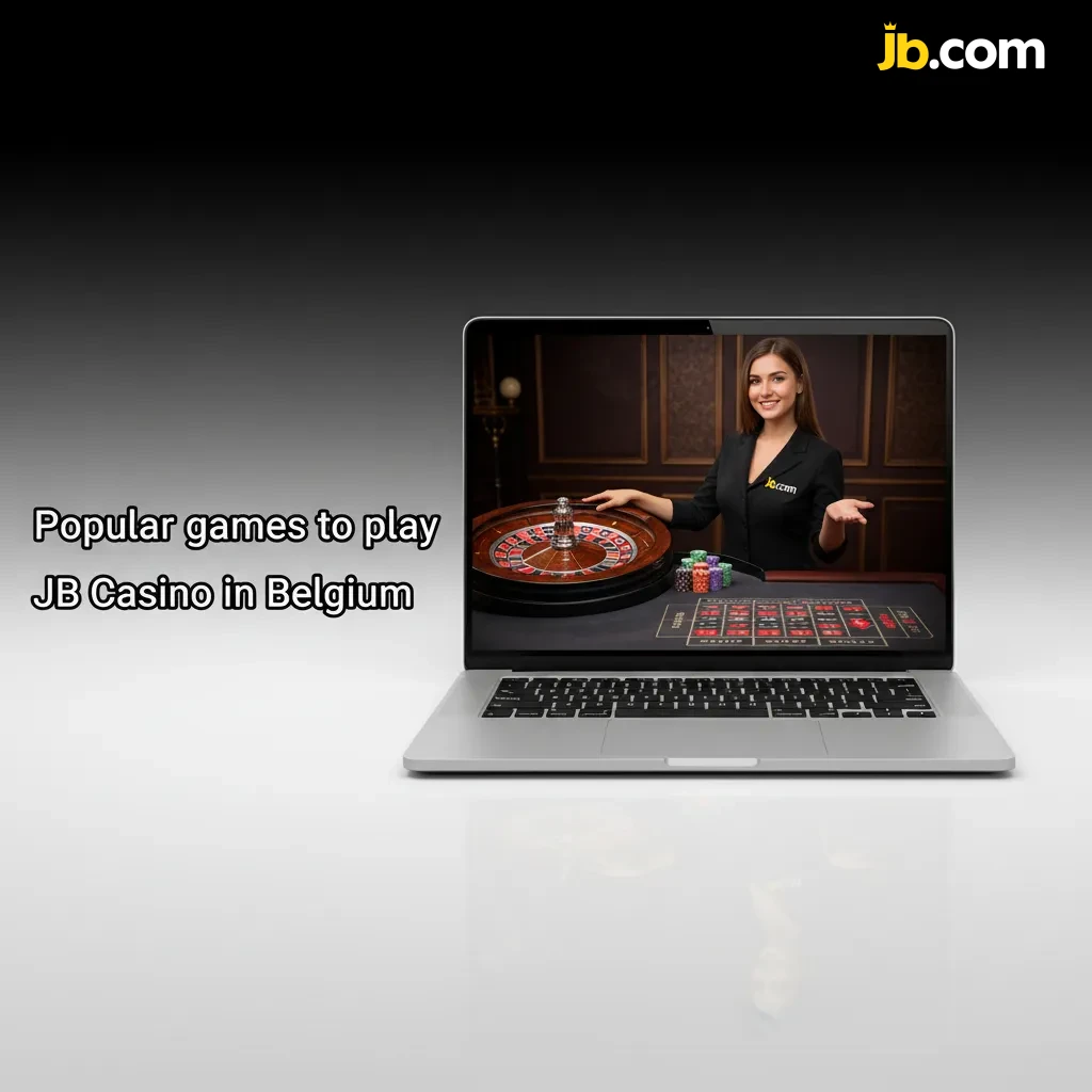 Collage of popular slots at JB Casino Belgium: Book of Dead, Starburst, Big Bass Bonanza, Gates of Olympus, Sweet Bonanza.