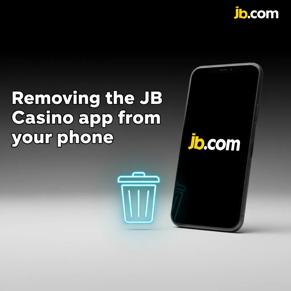 Uninstall JB Casino: Android hold app icon > App info > Uninstall; iOS PWA: Remove App. Account stays active.