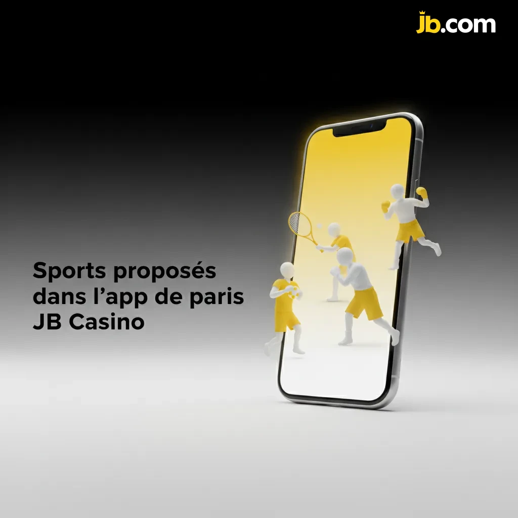 Écran de l’app JB Casino: live et pré‑match; Simple, Combiné, Système; football, tennis, basket, F1, rugby, hockey, eSports