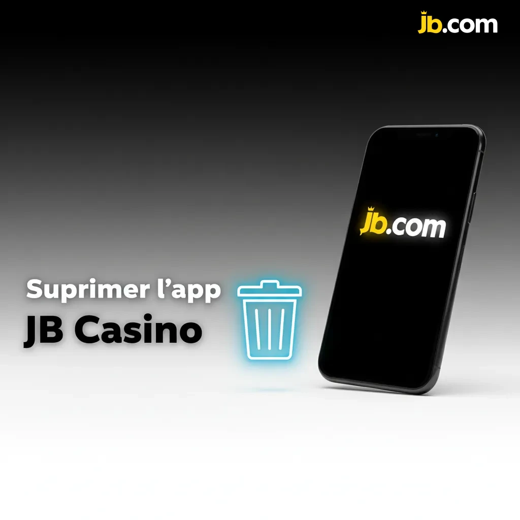 Supprimer l’app JB Casino: Android maintenir icône > Désinstaller; iOS PWA maintenir > Supprimer signet. Fonds disponibles