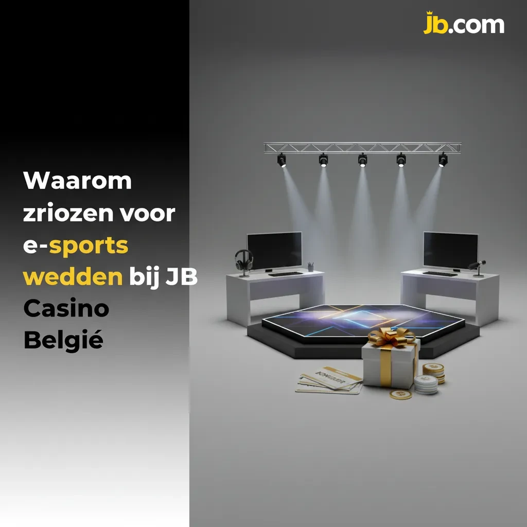 Promo voor e-sports wedden bij JB Casino België: scherpe odds, lokale betaalopties, 24/7 support, app, heldere bonussen.