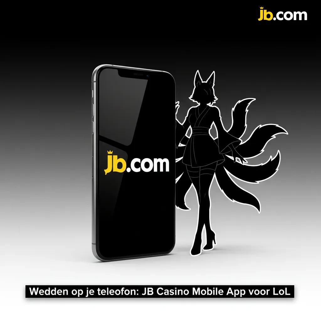 JB Casino mobiele app op telefoon met live League of Legends odds en markten: Match Winner, First Dragon, Kill Totals.