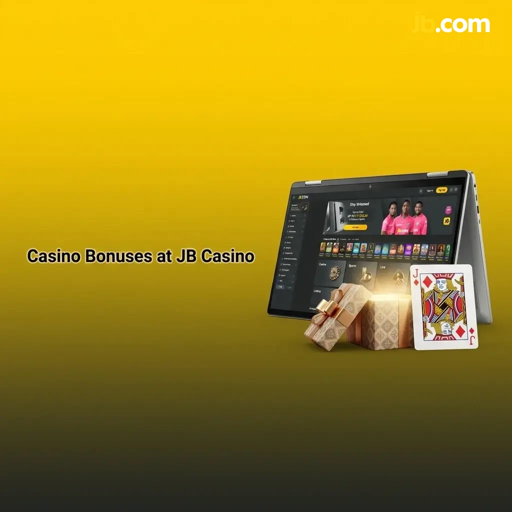 Casino bonuses at JB Casino Belgium including welcome match, reload, cashback, and free spins promotions for players