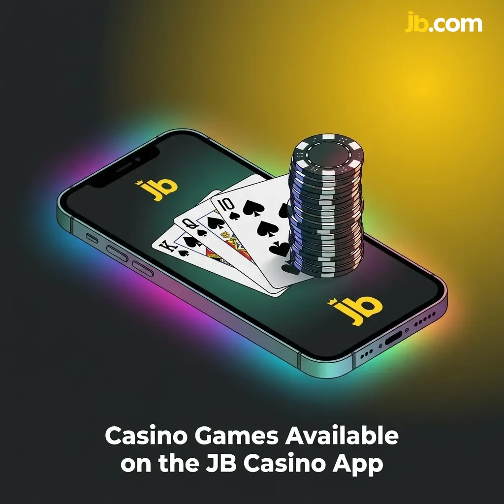 JB Casino app mobile lobby showing hundreds of real-money games including slots, live roulette, blackjack, and baccarat