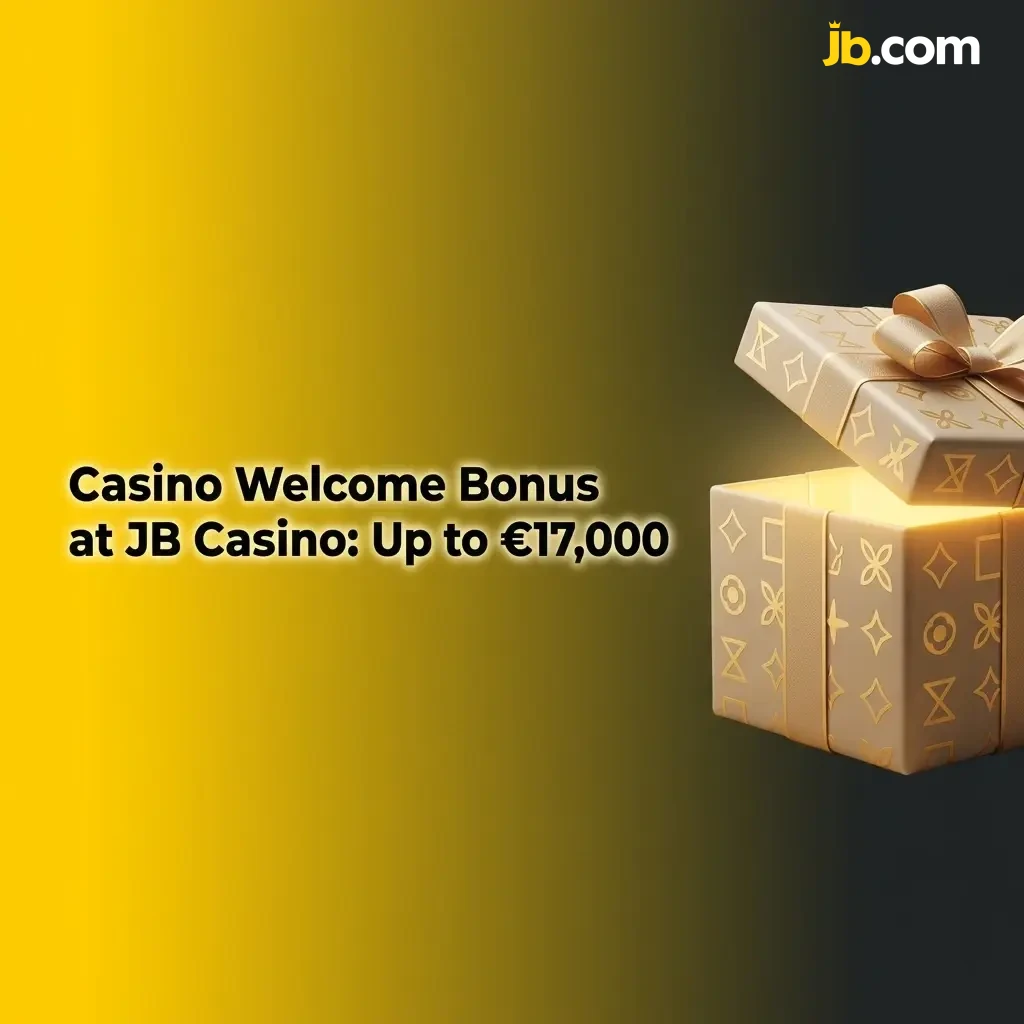 JB Casino welcome bonus up to €17,000 in casino or sports credits for new players in Belgium upon registration