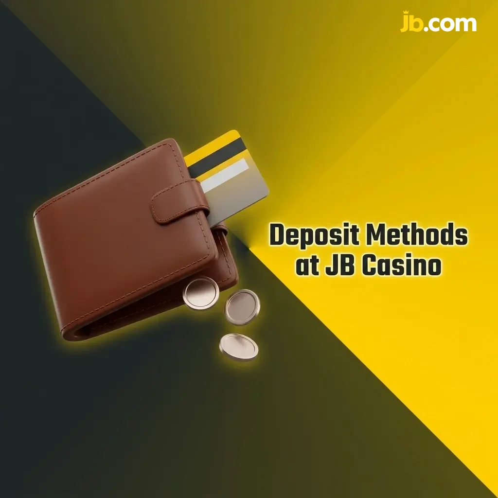 Step-by-step deposit methods guide at JB Casino Belgium showing cashier options and payment solutions