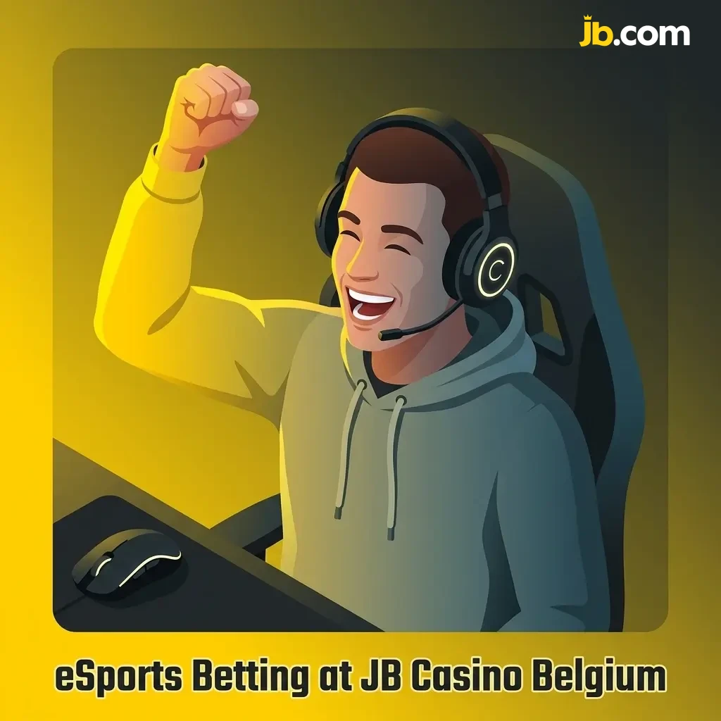 eSports betting at JB Casino Belgium covering CS2, Dota 2, League of Legends and StarCraft 2 tournaments