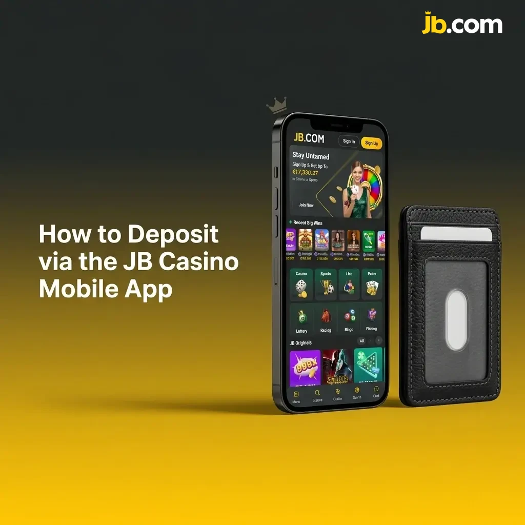 Step-by-step guide to depositing funds on the JB Casino mobile app using Visa, Mastercard, Apple Pay, Google Pay, or Crypto