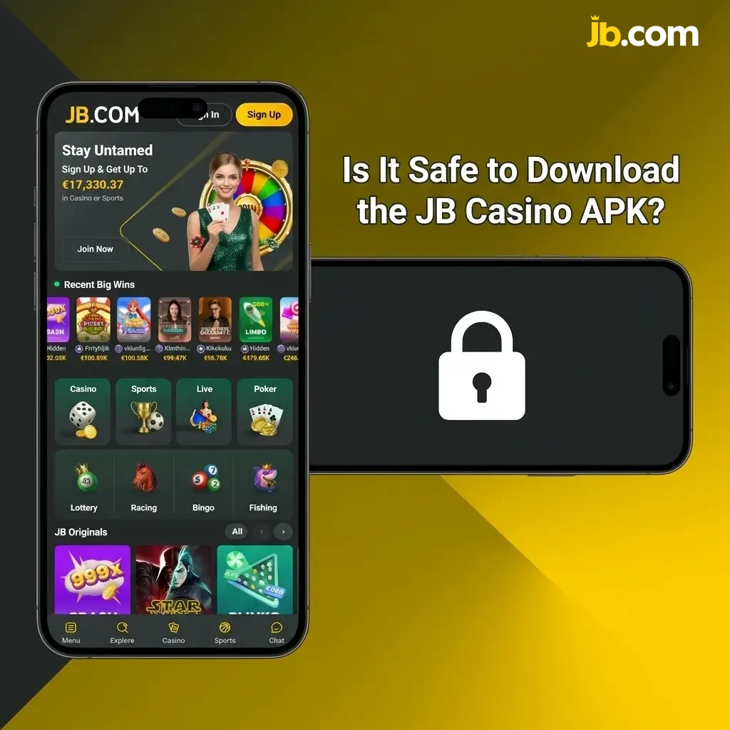 MGA-licensed JB Casino APK with SSL 256-bit encryption ensuring safe, regulated real-money gaming on mobile devices