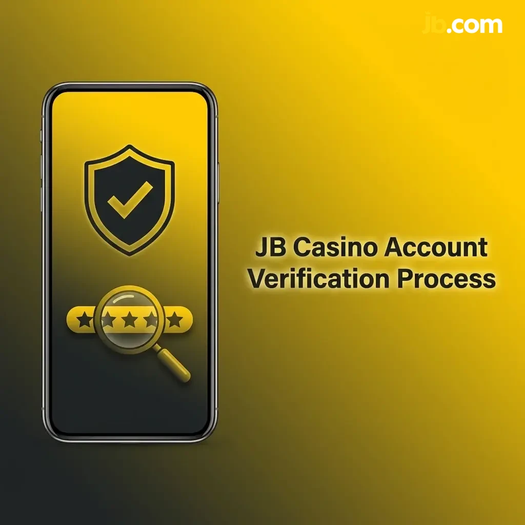 JB Casino account verification process showing steps to confirm identity, address, and payment method for Belgian players