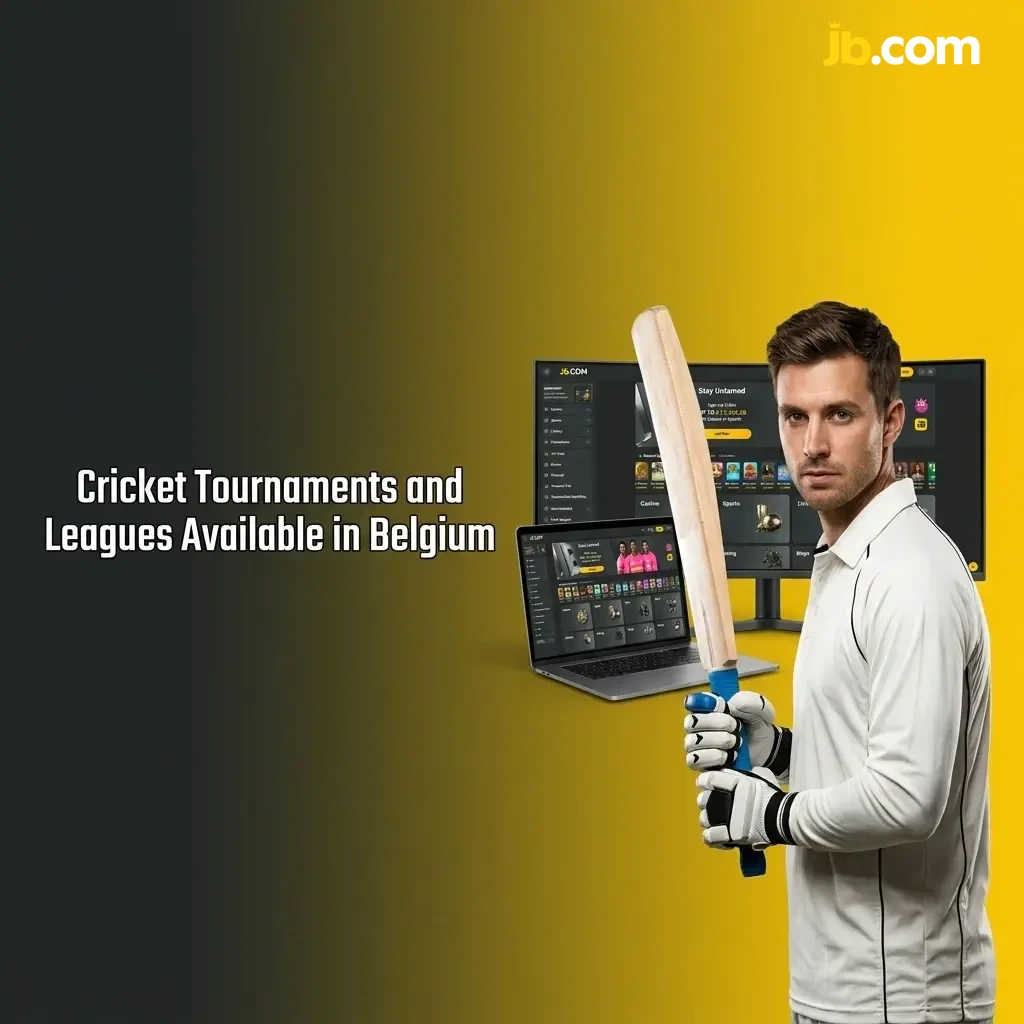 Cricket tournaments available for betting in Belgium including ICC World Cup, T20, The Ashes, and IPL at JB Casino