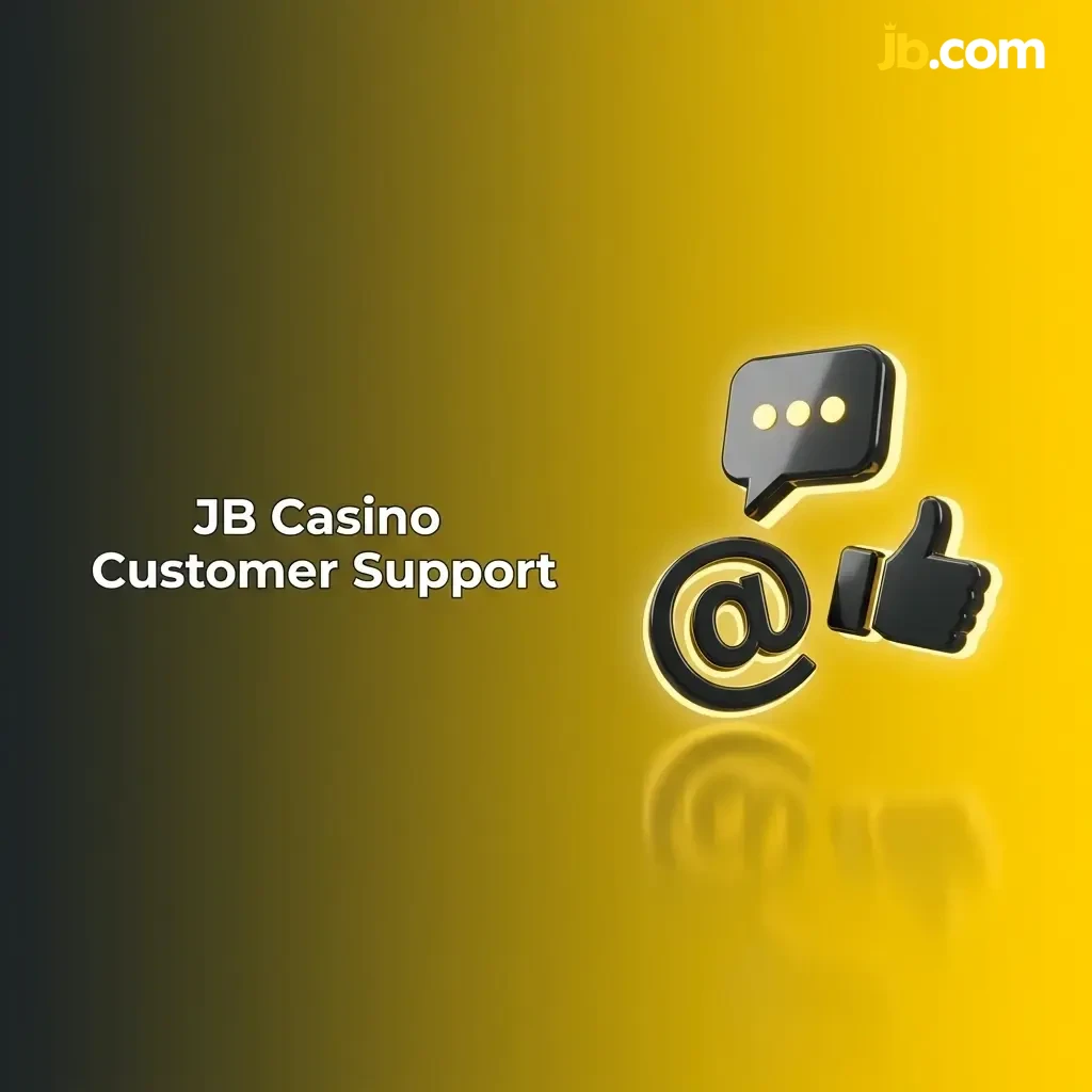 JB Casino customer support channels including 24/7 live chat, email support, and FAQ help centre options