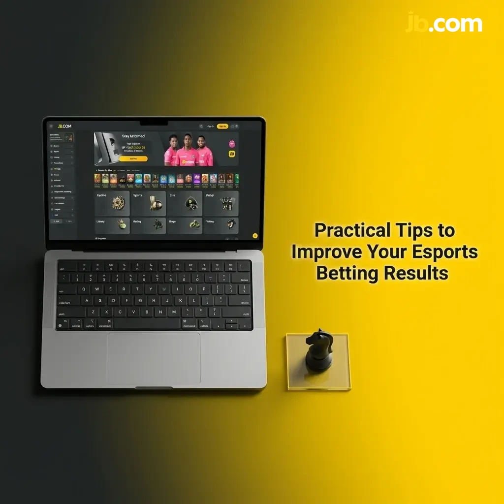 Practical tips for improving esports betting results including bankroll management, research, and live betting strategies